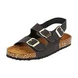 Coshare Women's Fashion Birkenstock-style Soft Footbed Milano Slingback Sandals