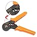 Signstek Crimper Plier HSC8 6-4 Adjusting Ratcheting Square Ferrule Wire Cable Crimper Plier Crimping Crimp Tool AWG23-10 Orange