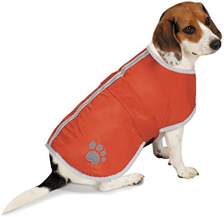 Zack &amp; Zoey ThermaPet Forest Friends Reversible Thermal Nor'Easter Coats—Innovative Water-Resistant Coats for Dogs Designed to Keep Pets Warm Using Their Own Body Heat, Not Electricity