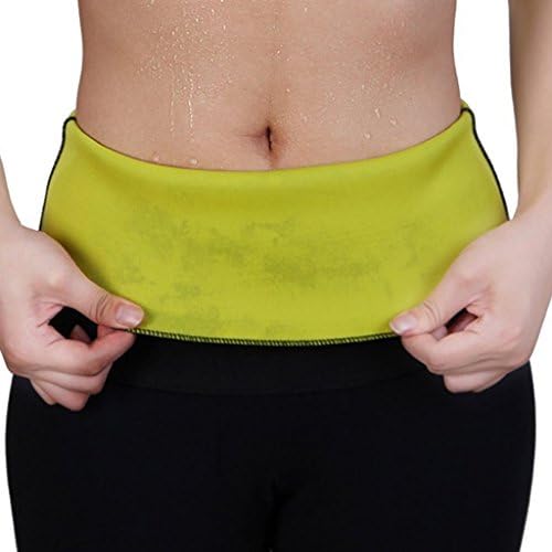 Hot Sweat Waist Trainer Belt, Slimming Shapers Belly Fat Burner Shapewear Waist Cincher Corset Girdle Neoprene Sauna Belt for Weight Loss Women Men