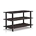 Furinno Pine Solid Wood 3-Tier Shoe Rack, Espresso