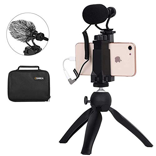 Nefficar Vlogging Kit with Tripod Mic for Mobile Phone