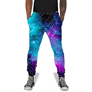 UNIFACO Unisex 3D Digital Print Sports Jogger Pants Casual Graphic Trousers Sweatpants with Drawstring