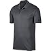 NIKE Men's Dry Victory Solid Polo Golf Shirt, Dark Grey/Black, Medium