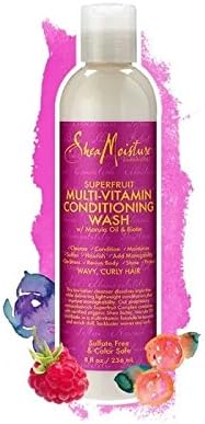 (VALUE PACK OF 3) SHEAMOISTURE NATURAL SUPERFRUIT MULTI-VITAMIN CONDITIONING WASH 8oz