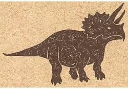 すたんぷえんオリジナルスタンプ トリケラトプス So0908 001 スタンプ 文房具 オフィス用品 Amazon