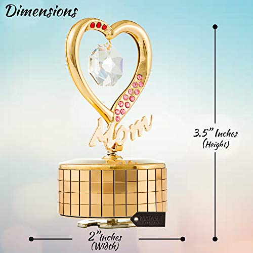 Matashi-Music-Box-Home-Bedroom-Living-Room-Decor-Tabletop-Ornaments-Showpiece-Gift-for-Thanksgiving-Christmas-New-Year-Mothers-Day-Birthday-Gold-Love-Story-Mom
