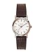Bulova Women's 98V31 Stainless Steel Watch With Brown Leather Band
