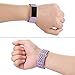 Maledan Bands Compatible with Fitbit Charge 3, Replacement Accessories Breathable Sport Band Wristbands with Air Holes for Charge 3 and Charge 3 SE, 3-Pack, Teal/Plum/Lavender, Large