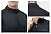 CLSL TM-MKZ01-BLK_X-Large Tesla Men's 1/4 Zip Cool Dry Active Sporty Shirt MKZ01