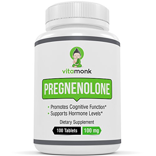 Vitamonk™ pregnenolone 100mg microtabs - 100 count - premium pu…