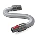 iVict Flexible Extension Hose Compatible with Dyson V15 V11 V10 V8 V7 Cordless Stick Vacuum Cleaner Accessory and Vacuum Attachment Accessories(20 to 63 Inches)