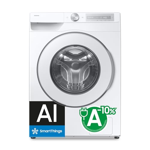 Lavadora AI 9Kg Autodosificación, AI EcoBubble Clase A Blanca WW90DG6U85HHU3 [Clase de eficiencia energética A]