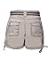 Hippie Women's Cotton Cargo Shorts with Belt