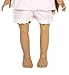 Springfield Collection by Fibre-Craft – Pink Pajamas with White Lace Trim – Fits All 18-Inch Dolls – Mix and Match! – For Ages 4 and Up