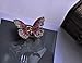 New Style Multi-Color Crystal Rhinestones Butterfly Hair Claw Clip