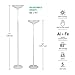 Globe Electric LED Floor Lamp Torchiere, Energy Star Certified, Dimmable, Super Bright, 43W, 3010 Lumens, Matte White Finish,12783