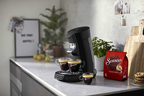 PHILIPS HD6563 / 63 SENSEO Viva - Schwarze Kaffeepadmaschine + 2 Tassen und 6 Monate Entkalker inklusive – Bild 6