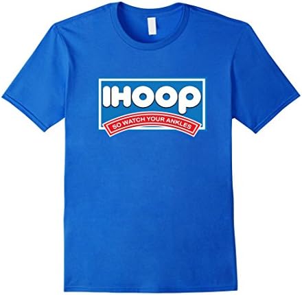 Mens iHoop Funny Basketball Kids Adult Boys Girls T-Shirt Medium Royal Blue