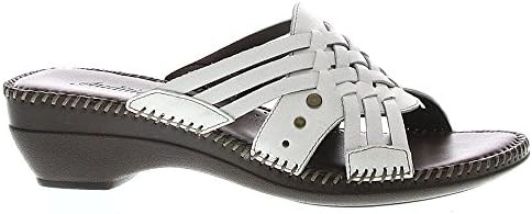 Auditions Tango Women's Sandal 11 C/D US White