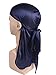 Century Star Satin Silk Head Wrap Durag Long Tail Beanies for Men Women Headwraps Cap 6pcs Wine Red&Navy&Black&Glod&White&Silver