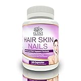 Flint Bioscience’s Proven Hair Skin and Nails Growth Enhancing and Strengthening All-Natural Vegan Supplement with a Potent Blend of Vitamins & Antioxidants, B6, Folic Acid, and Biotin 60 count