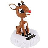 50th Anniversary Rudolph The Red-Nosed Reindeer Solar Bobblehead Bobber