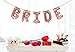 FECEDY Rose Gold Bride Aluminum Foil Balloons for Wedding Engagement Bachelorette Party Decorations 16