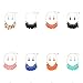 iWenSheng Women Fashion Bib Bubble Statement Necklace and Drop Earrings Sets 6 Colors