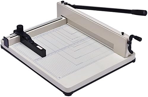Steel Professional A3 Paper Trimmer Guillotine Cutter w/Ruler & Adjustable Clamp with Ebook