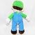 2PCS/Set Super Mario Plush Toys LUIGI & MARIO Doll Stuffed Animals Toy 10"