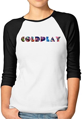 Coldplay Logo Women's 3/4 Sleeve T-shirts T-shirts