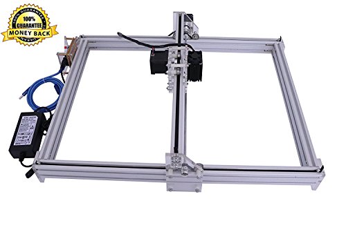 DIY CNC Laser Engraver Kits 4050 GRBL Control Wood Carving Engraving Machine (Working Area 40x50cm, 2 Axis, 500mW