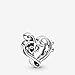 PANDORA Heart Treble Clef 925 Sterling Silver Charm - 798346