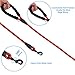 BARKBAY Dog Leashes for Large Dogs Heavy Duty Dog Leash 4/5/6 FT with Comfortable Padded Handle and Highly Reflective Threads for Medium Large Dogs Walking Training Running (5FT-1/2'',Red