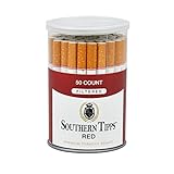 Southern Tipps Red King - 50 Count Canister - Full Flavor - Herbal - Cigarette Alternative - Tobacco Free - Nicotine Free