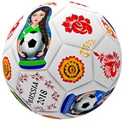 MATRIOSHKA BALL soccer ball by for FIFA World cup Russia 2018 unique authentic design and great world cup souvenir leather ball for professional games size 5 soccer ball