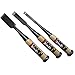 KAKURI TOSHIGORO 3 piece Wood Chisel Set Professional Japanese Oire Nomi for Woodworking, Carving Oak Handle