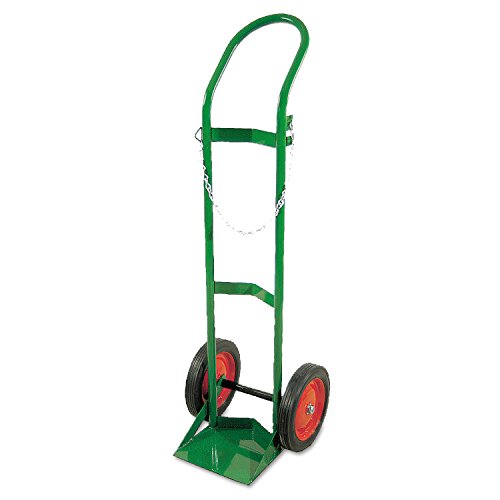 Anthony 6110 Single Cylinder Heavy-Duty Medical Cart, for 9.5" Cylinder, 10" Rubber/Steel Rim