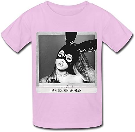 Marcia Vivien Kid's Ariana Grande Dangerous Woman Art T Shirt XXXX-L Black