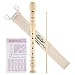 Eastar ERS-21GN ABS German Descant Soprano Recorder C Key With Fingering Chart Cleaning Rod and Bag,Natural