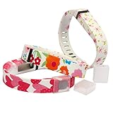 Generic Replacement Wrist Band for Fitbit Flex with Secure Fasteners Sleeve and Metal Clasps Small/Large Pack of 3