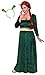 Sanctuarie Designs Women's Princess Fiona Shrek Plus Size Supersize Halloween Costume Dress/0x/Green/