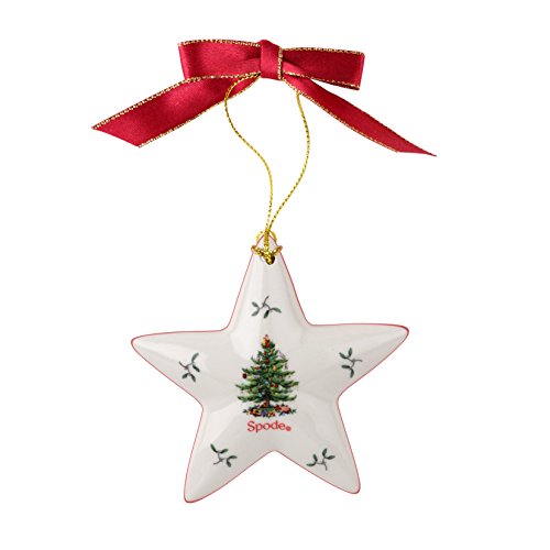 Spode christmas tree ornament, star