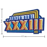 NFL Super Bowl XXXIII 1998 Style-33 Embroidered Sew On Patch