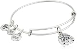 Alex and Ani Sand Dollar III Rafaelian Silver Bangle Bracelet