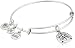 Alex and Ani Sand Dollar III Rafaelian Silver Bangle Bracelet primary