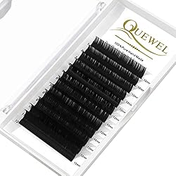 QUEWEL Eyelash Extension Supplies 0.03 C Curl 12mm