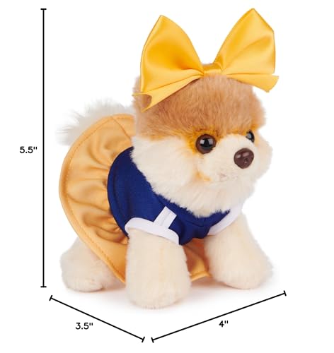 GUND Boo, The Worlds Cutest Dog Cheerleader Plush Pomeranian Stuffed Animal for Ages 1 and Up, 5
