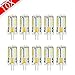 MUMENG 10 Pack 5W AC/DC 12v 350LM Bright G4 LED Lights Bulb Lamps 57 LED SMD3014 Warm White G4 Base LED Bulbs Non-dimmable 20W Incandescent Bulb Equivalent